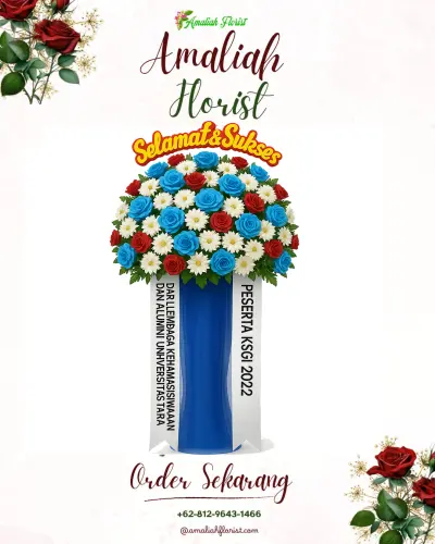 Standing Flower di Kelurahan